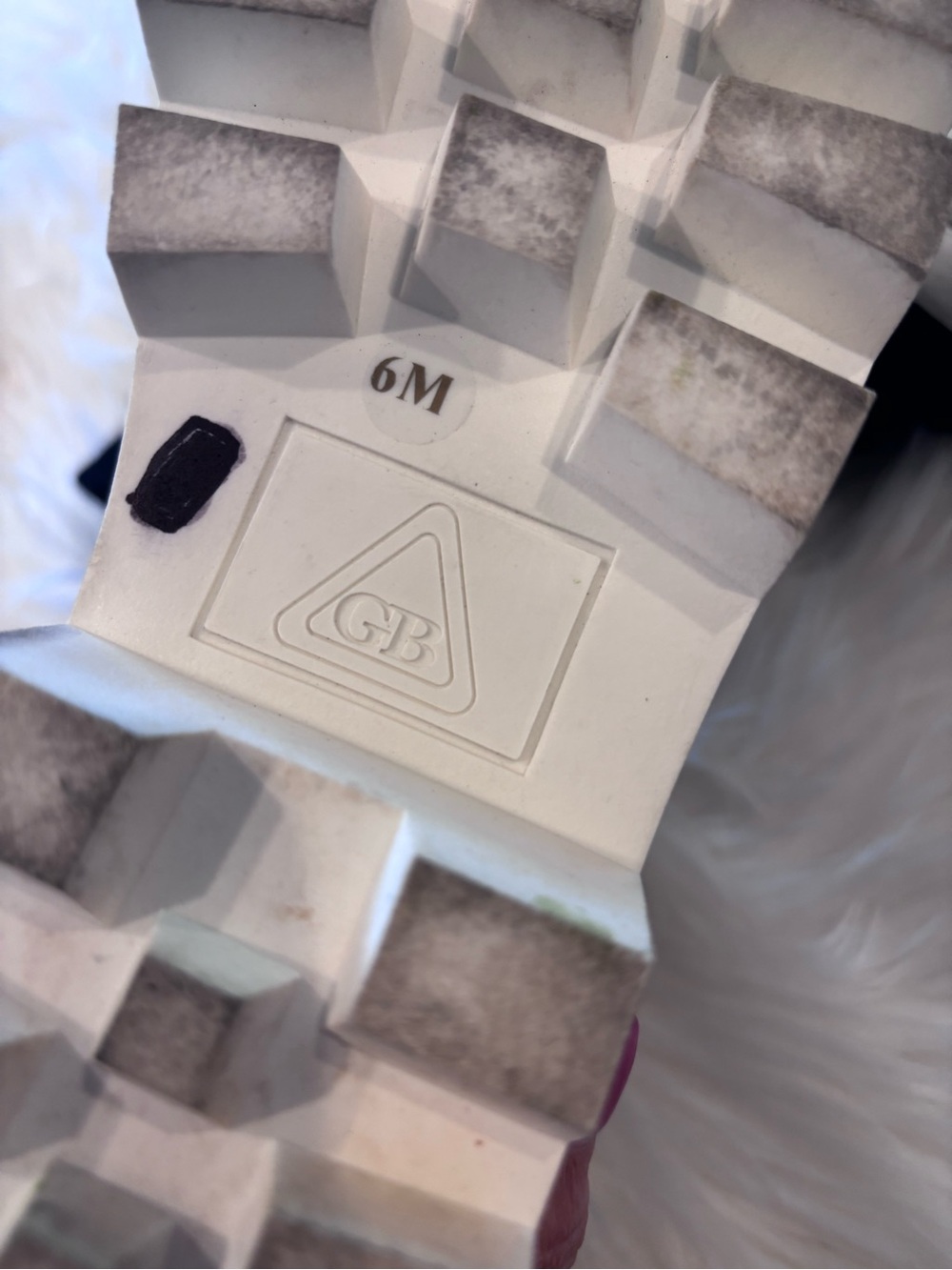 Gianni Bini Black and White Chunky Lug Sole Ankle Boots - Picture 3 of 8